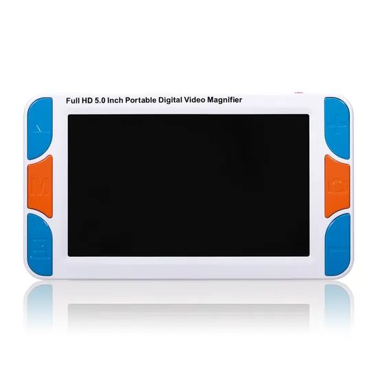 Electronic Magnifier 5 Inches Low Vision Aids Electronic Video Magnifier with Portable Foldable Handle for Visual Impaired - Image 2