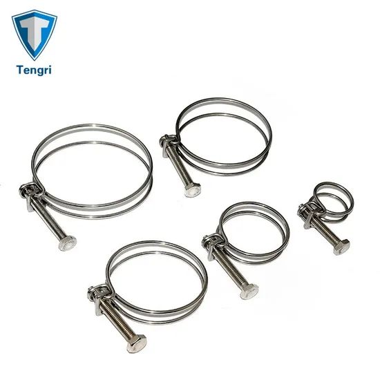 Large Size Fasteners Hose Clamp Double Wire Fastener Hose Clamp - Image 6