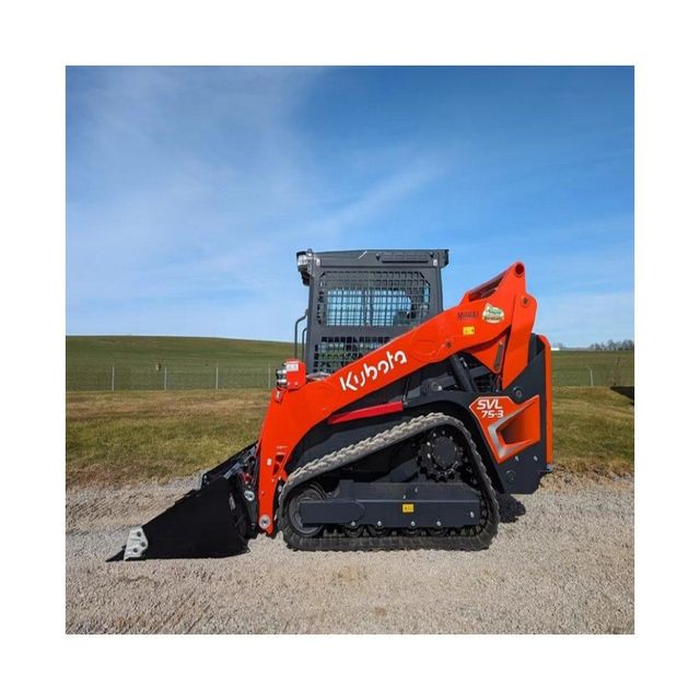 Kubota SVL95-2 compact track skid steer loader for construction sites durable machine with powerful hydraulic system high stability and excellent traction for rough terrain excavation and earthmoving operations - Image 5
