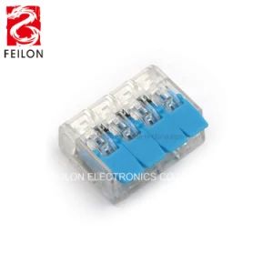 Lever Nuts, Lever Splice Connector 221 Series, Connection Clamp with Levers, Electrical Wire Block Connector, Cable Terminal, 221-414 Pct-414 Terminal Block - Image 1