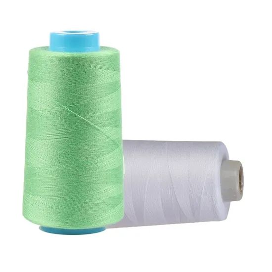 OEM Custom High Tenacity Poly Core Poly Thread Col Dtm Origin China MOQ 500cones Pattern Dyed Type Fancy Yarn Trademark - Image 3
