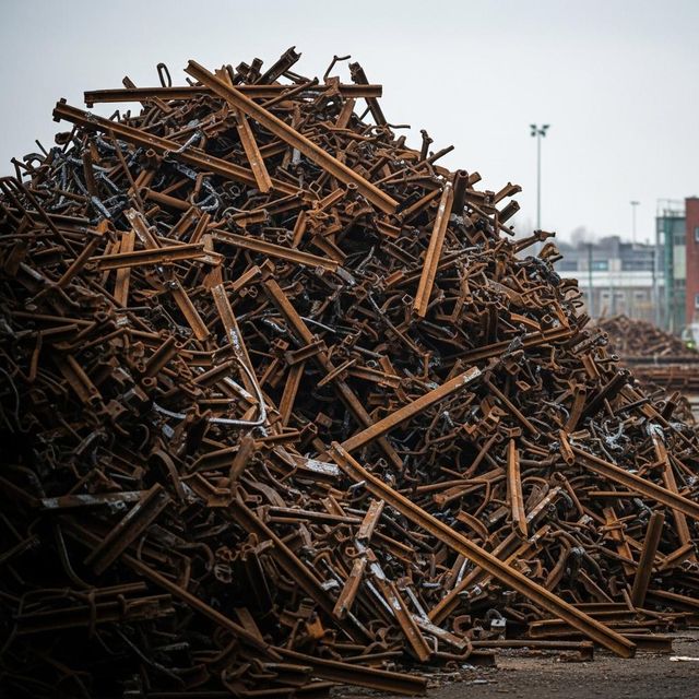 Durable Metal Used Rail Scraps For Heavy Steel Reprocessing Worldwide Buyers Prefer Used Rail Scraps Bulk Shipment - Image 4