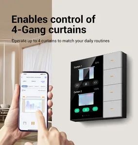 Tianlai Intelligent Zigbee Protocol 3.5-Inch Multifunctional Scene Control Curtain Control Intelligent Switch Panel - Image 5