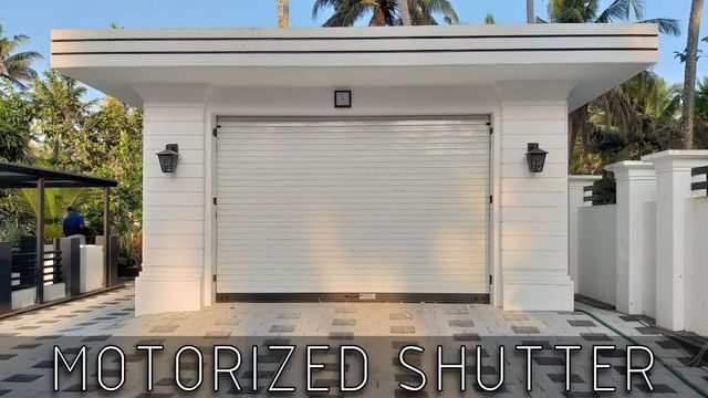 Remote Operated Rolling Shutter Height 9feet Thickness 35mm Style Full Height Material Mild Steel Brand Sandeep Sales Operating Method - Image 3