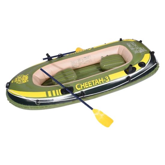 Wholesale 3 People Water Sport Rowing Fishing Boats Kayak PVC Inflatable Boat - Image 1