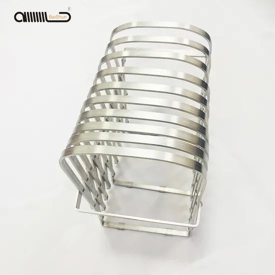 Customize Office File Storage Rack Stainless Steel Desktop Bookshelf - Image 4
