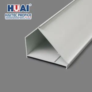 Haitec Custom UPVC Window Profiles Material UPVC Type Profiled Color Customized HS Code 39162000 Chamber 3-7 Chamber Origin Jiangsu, - Image 1