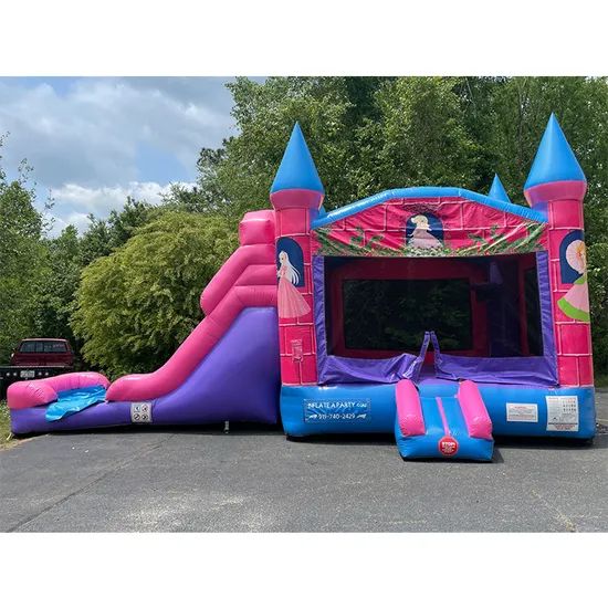 Kids Indoor Moonwalk Commercial Inflatable Bouncer PVC Outdoor Inflatable Castle with Pool and Slide - Image 3