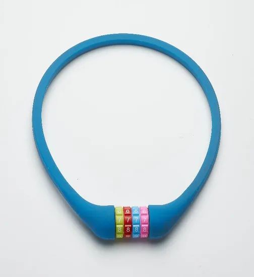 Colorful Silicone Secure Bicycle Lock Brand Nurbo Origin China Color Colorful Trademark Nurbo Model NO. SL4027 HS Code - Image 1