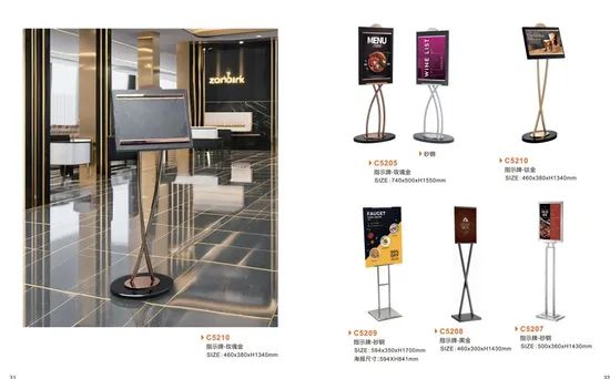 Hotel Lobby Sign Stands Display Stands - Image 2