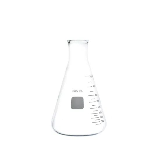 Triangle Flask Thickened Wall Conical Flask 50ml -10000ml Glass Erlenmeyer Flasks - Image 1