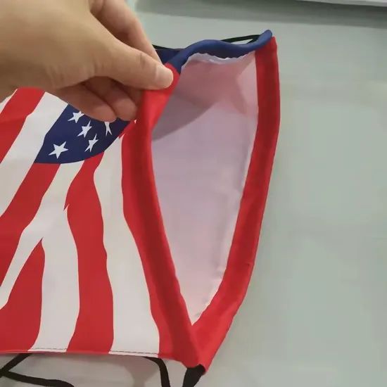 Custom Drawstring Bag with Logo Printed Sport Water Resistant Lightweight Gym Backpack Promotional Drawstring Sportpacks - Image 5