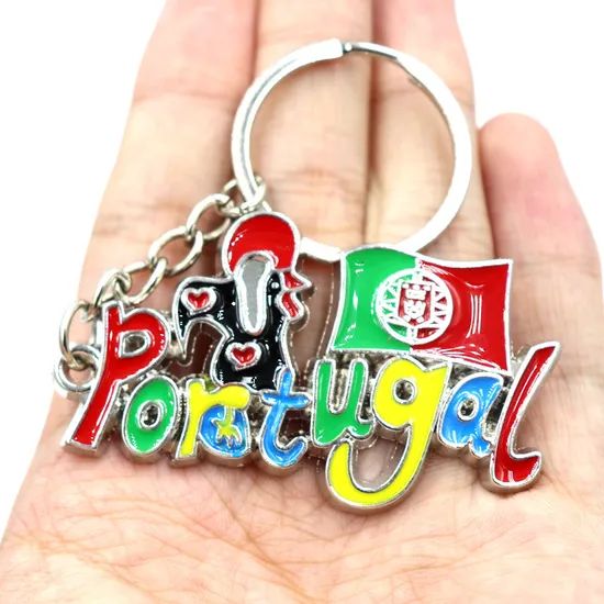 Custom Metal Keychain for Portugal Tourist Souvenirs - Image 4