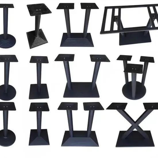 Black Office Furniture Leg Collection Trademark OEM Condition New Packing 40 PCS/CTN HS Code 9403990000 Model NO. ZY-F525-16 - Image 4