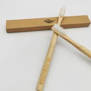 OEM Customized Biodegradable Organic Bamboo Toothbrush Soft Nylon Bristles for Home Use - Image 6