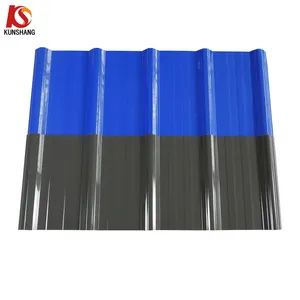 Modern Waterproof Design PVC Corrugated Roofing Shingle White Plain Roof Tiles UPVC Roof Sheet for Outdoor Use - Image 1