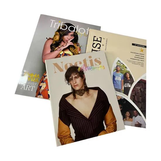 Glossy Paper Printing Service Custom Size Magazine Model NO. G142 Origin Guangzhou HS Code 4902900000 Sample Time 1-3 - Image 6