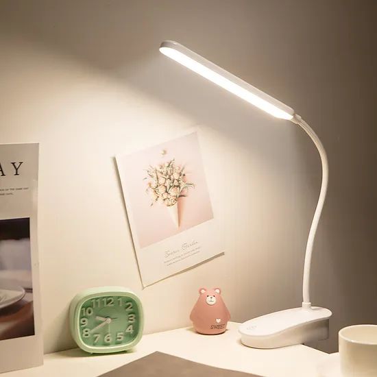 LED Eye Protection Hot Sales Dormitory Study Rechargeable Clipping Desk Lamps - Image 2
