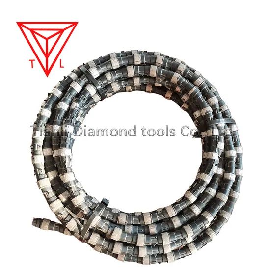 Diamond Serrated Wire Rope Saw for Slates - Image 1