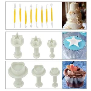 Baking Accessories Plastic Wedding Decoration Cake Tool Mold Set - Image 5