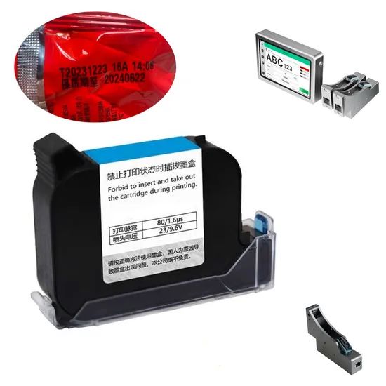 Eco Solvent Based Black Color 0.5 Inch Tij Inkjet Printer Ink Cartridges - Image 2