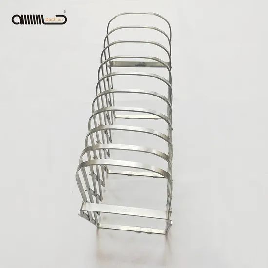 Customize Office File Storage Rack Stainless Steel Desktop Bookshelf - Image 2