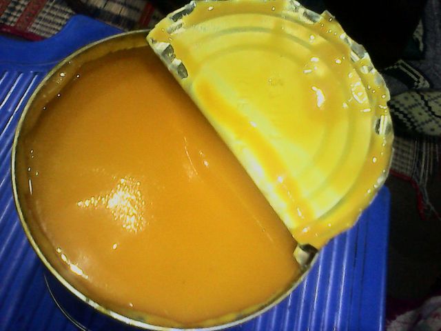 TOTAPURI MANGO PUREE Packaging Type Can Features No Preservatives Test Reports Available Yes Form Can And Barrel, Puree Can Capacity 3100 ML, 3100 Ml - Image 1