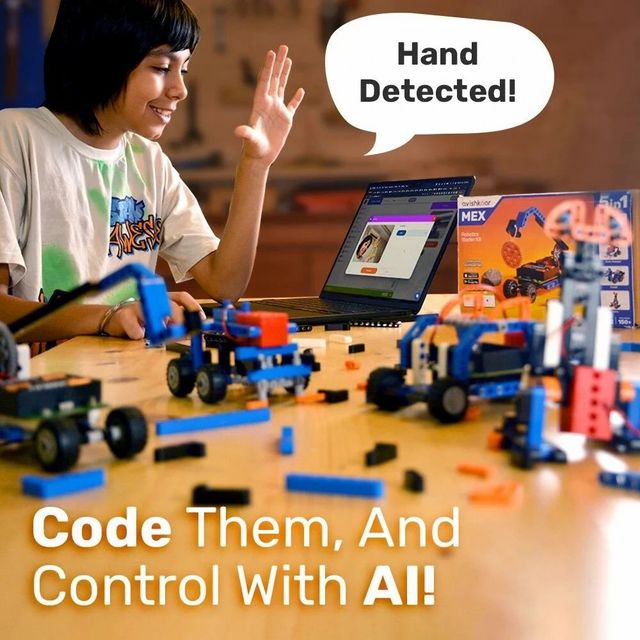 Avishkaar MEX Robotics Kits Technical Capabilities Build Complex Robots Learning Approach Scalable Learning Experience Software Features Advanced Programming - Image 2