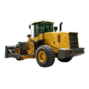 Chinese Compact 4 Wheel Mini Bulldozer Price Attachment Dl240 for Sale - Image 4