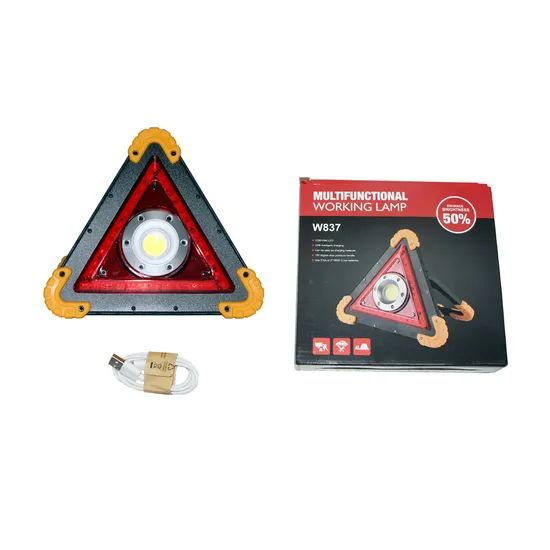 Portable 18650 Powered Car Emergency Triangle LED Warning Light - Image 6