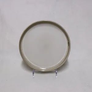 16PCS Stoneware Dinner Set Ceramic Tableware Vertical Line Emboss - Image 3
