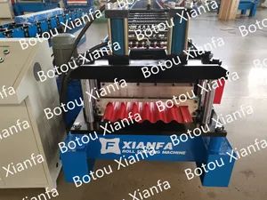 Single-Layer Cold-Formed Tile Pressing Machine Color Steel Cold Roll Forming Machine Roofing Panel Making Machine - Image 5