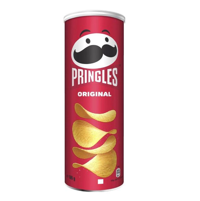 Pringles Original Flavor Potato Chips - 165g Can for Classic Snacking Fun - Image 4