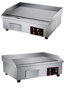 Commercial Electric Induction Griddle Restaurant Stainless Steel Griddle - Image 3