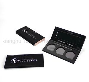 Custom Paper Eye Shadow Box Empty Eyeshadow Palette Packaging with Mirror - Image 3