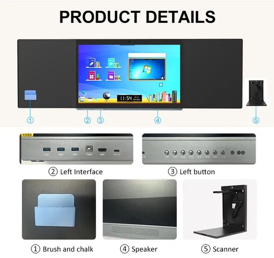 98 Inch Smart Interactive Classroom Nano Blackboard - Image 3
