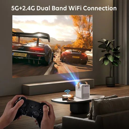 Cre Cr35 4K Portable Home Cinema Mini Smart Video Projector - Image 5