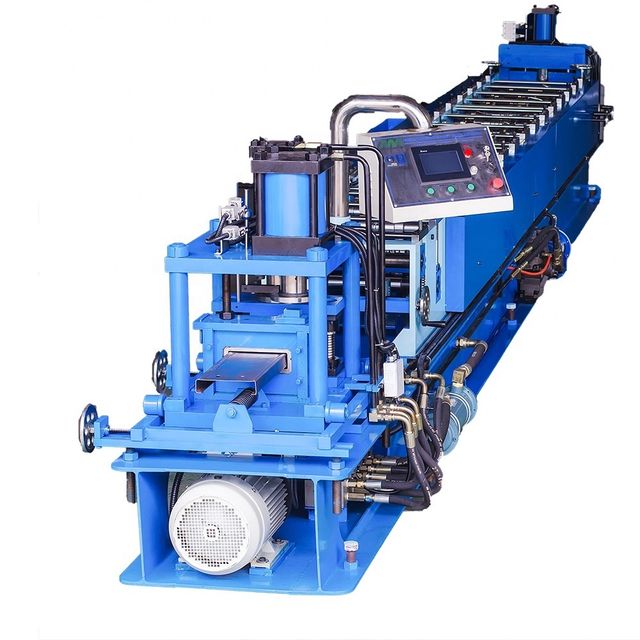 Advantageous Price Quality First Automatic C Channel Steel Profile Purlin Portable Roll Forming Machine - Image 1