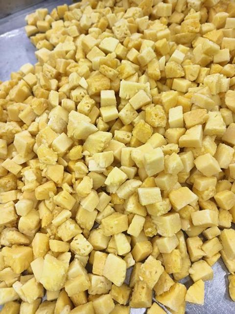 Quick-Frozen Pineapple Cubes Grade A Storage Type -18℃ Processing Type - Image 3