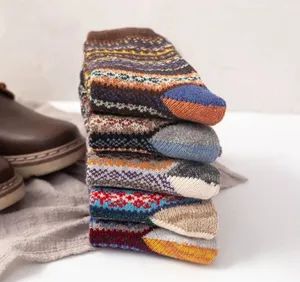 Winter Wool Striped Unisex Leg Warmers Normal Thickness 15D Customized 1Y - Image 2