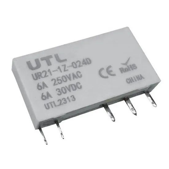 Electronic Slim Ultra-Thin 24VDC Module Screw General Purpose Relays with Base - Image 3