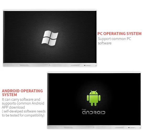 Dual System 65" IR Pen or Finger Touch Smart Board All in One USB Interactive Whiteboard Manufacturer - Image 3