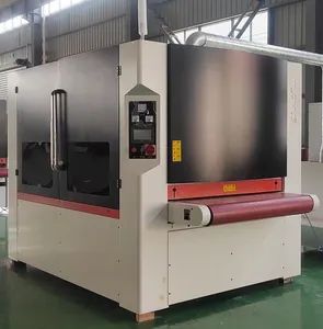 High-Accuracy Automatic Aluminum Deburring Machine with Siemens PLC Schneider VFD CE for Sheet Metal Grinding Patent Design - Image 2