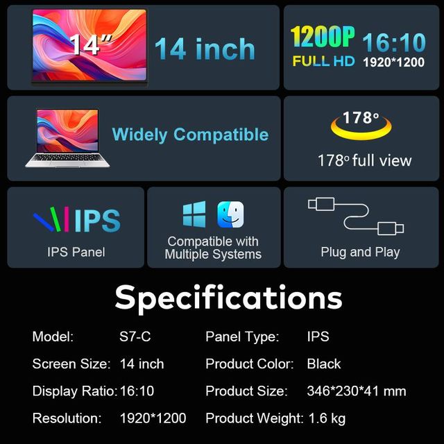 14 Inch Plug and Play Laptop with Integrated Dual Display Laptop for Maximum Versatility - Image 3