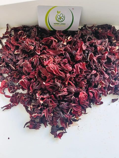 Premium Dried Hibiscus Flowers – Egyptian Origin – C/S – Bulk Export 100% natural, deep red color, and rich flavor. - Image 1