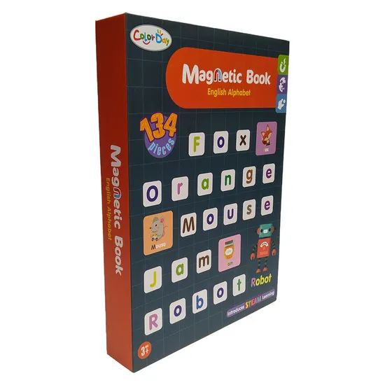 Early Learning Alphabet Magnetic Book 26.5x19x4cm Mulit Color 1Y MOQ100 - Image 3