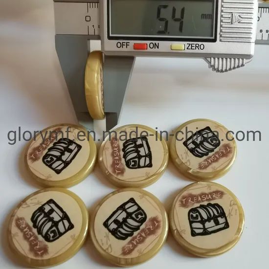 China Suppliers Custom Board Game Accessories Token Plastic Game Coins Piece - Image 3