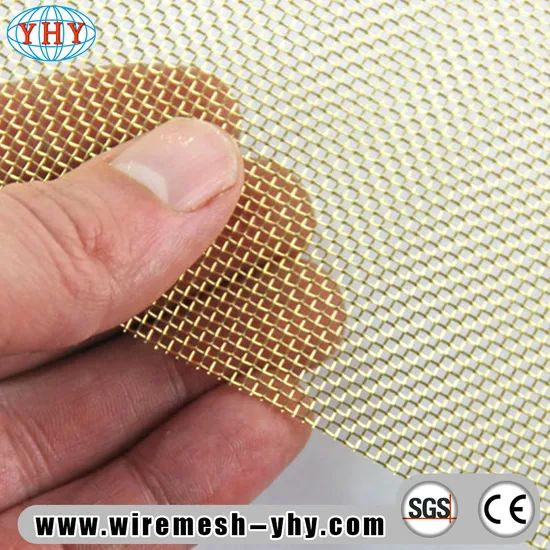 Brass Wire Mesh for Printing Style Filter Model NO. YHY Trademark YHY Sample Available Color Yellow, Red HS Code - Image 1