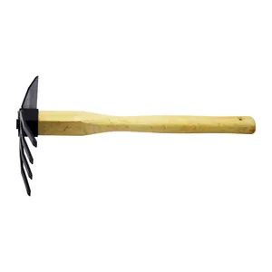 OEM Digging Tools 38cm Length Customizable Hoe Rake Cultivator Pick - Image 2