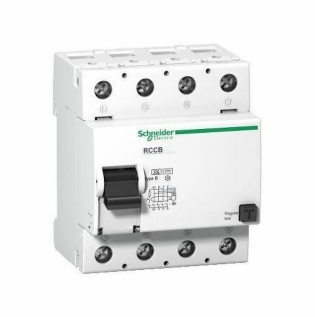 63 A Rccb Residual Current Circuit Breaker, 440V Type RCCB Voltage 440V Frequency 50 Hz Brand Schneider Senstivity - Image 1